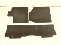 Honda 3 PIECE FLOOR MATS - BLACK CLOTH Honda 3 PIECE FLOOR MATS - BLACK CLOTH