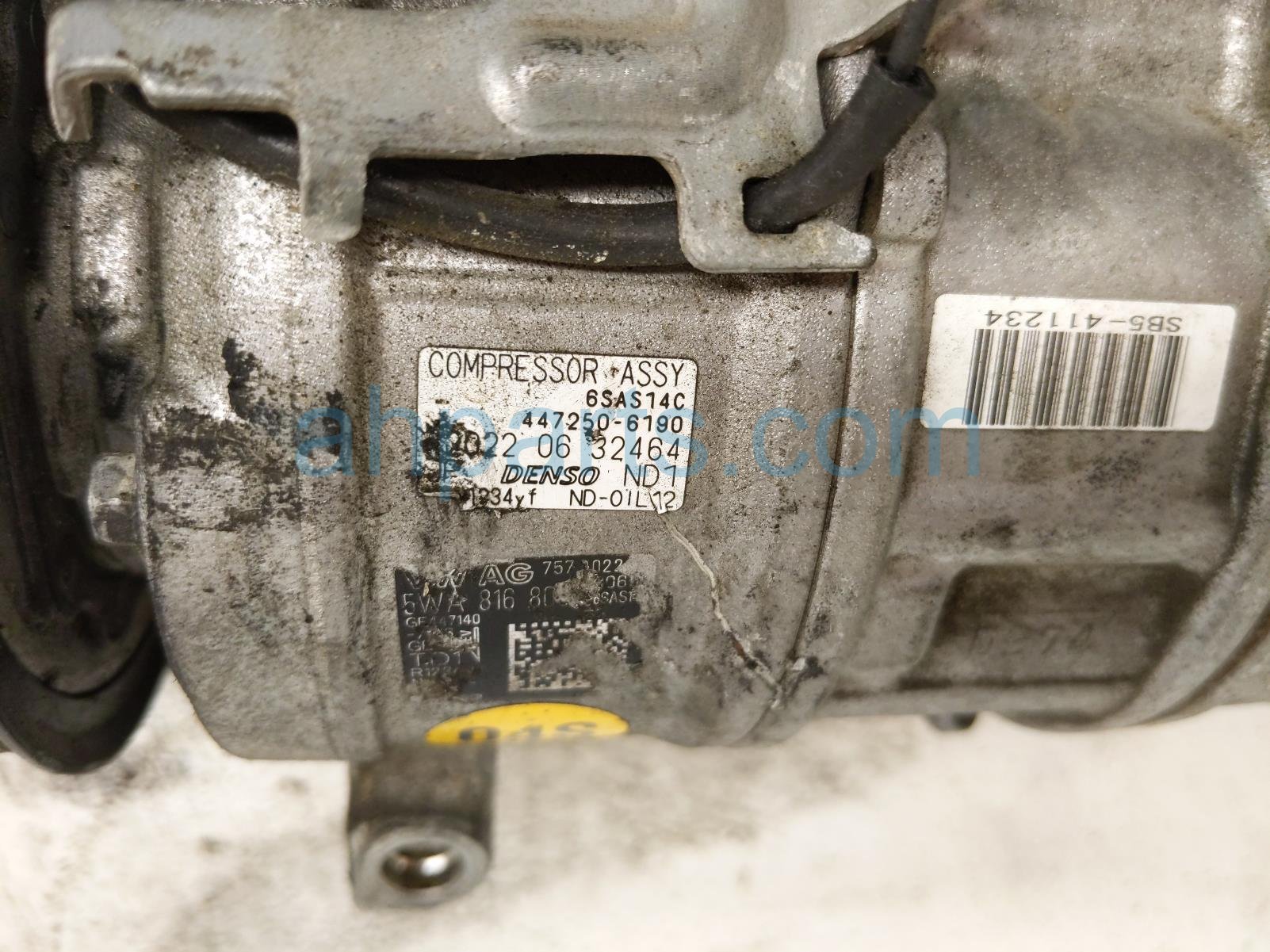 2023 Audi A3 Audi Air + Clutch Ac Pump / Compressor 5WA 816 803 C Replacement 2023 Audi A3 Audi Air + Clutch Ac Pump / Compressor 5WA 816 803 C Replacement thumbnail