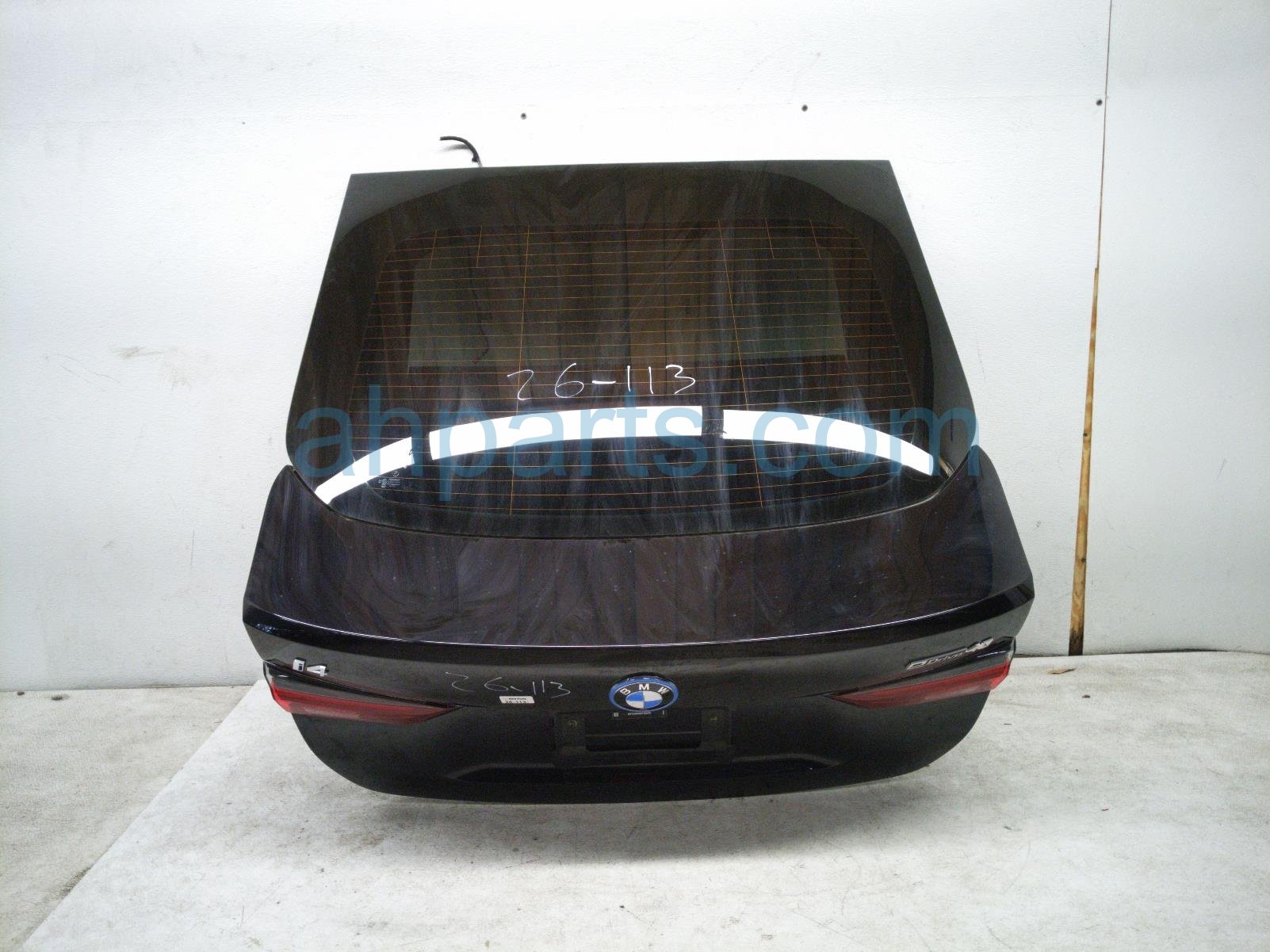 2025 BMW I4 Deck Trunk Lid Lift Gate / Tail Gate Black 41 00 7 487 540 Replacement 2025 BMW I4 Deck Trunk Lid Lift Gate / Tail Gate Black 41 00 7 487 540 Replacement thumbnail