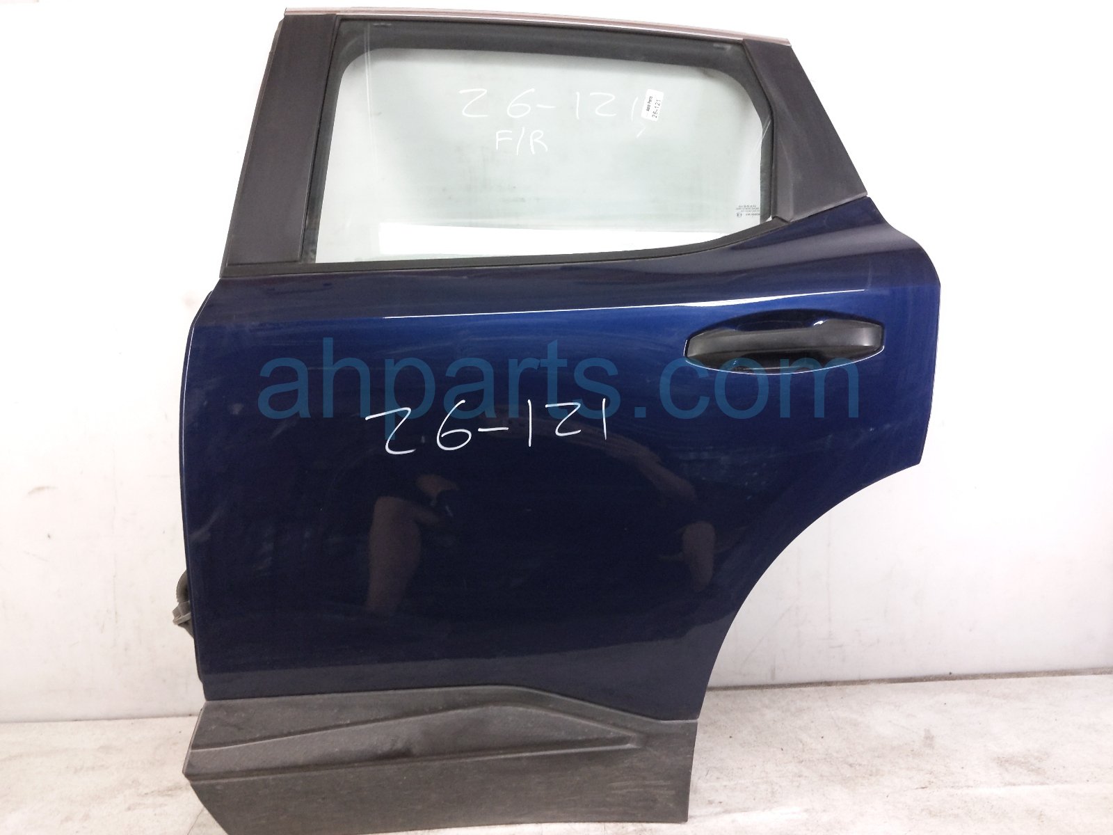 $999 Nissan RR/LH DOOR - BLUE - NO INSIDE TRIM $999 Nissan RR/LH DOOR - BLUE - NO INSIDE TRIM