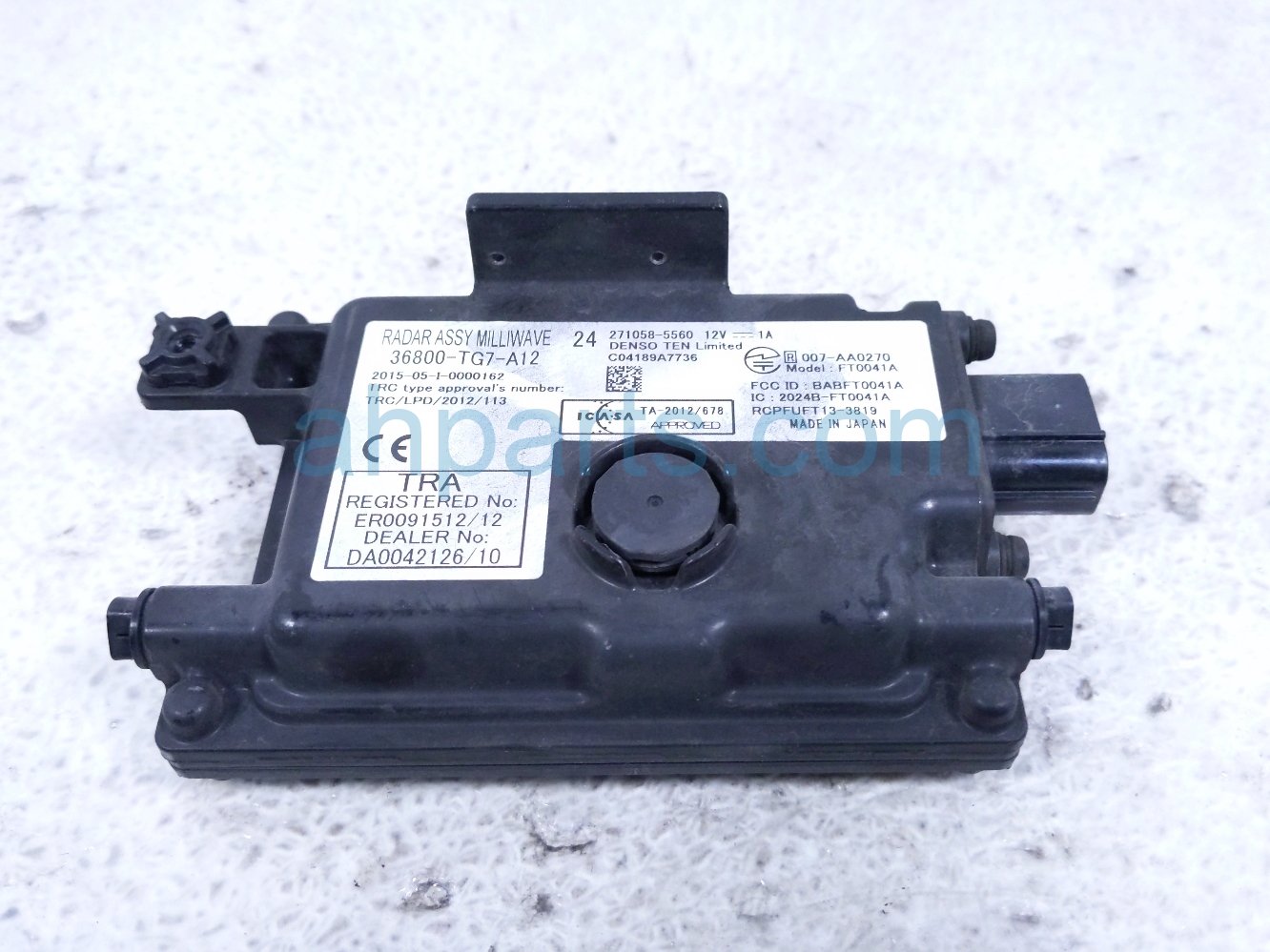 Honda FRONT GRILLE DISTANCE RADAR UNIT