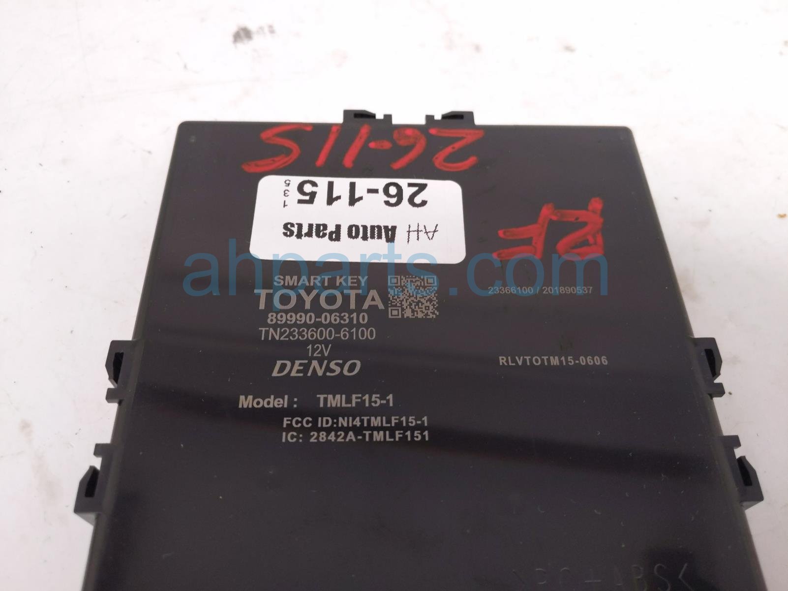 2020 Toyota Camry Smart Key Control Module Unit 89990 06310 Replacement 2020 Toyota Camry Smart Key Control Module Unit 89990 06310 Replacement thumbnail