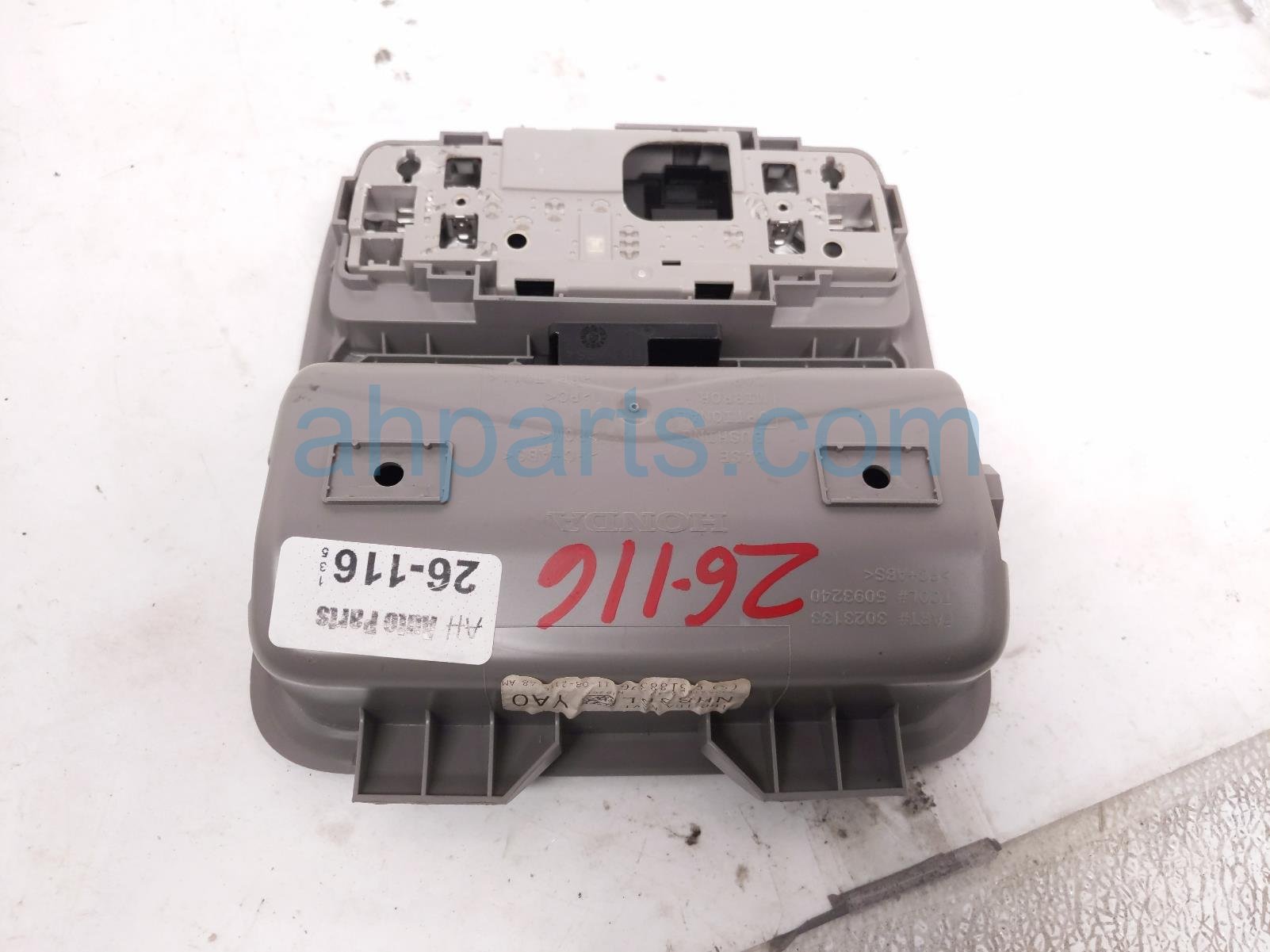 2022 Honda Odyssey Roof Console / Map Light Grey 83250 THR A01ZB Replacement 2022 Honda Odyssey Roof Console / Map Light Grey 83250 THR A01ZB Replacement thumbnail