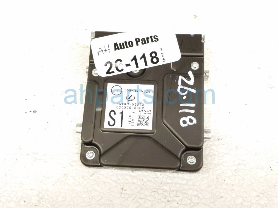 2021 Lexus Is300 Front Windshield Monocular Camera 8646C 53020 Replacement 2021 Lexus Is300 Front Windshield Monocular Camera 8646C 53020 Replacement thumbnail