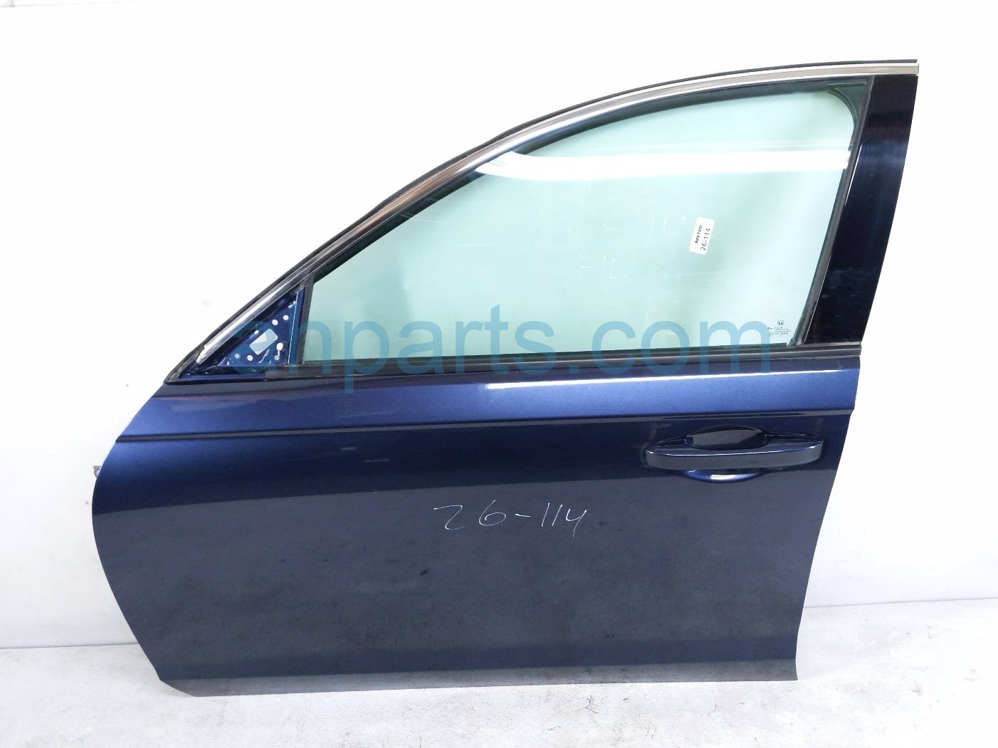 Honda FR/LH DOOR - BLUE - NO MIRROR/TRIM