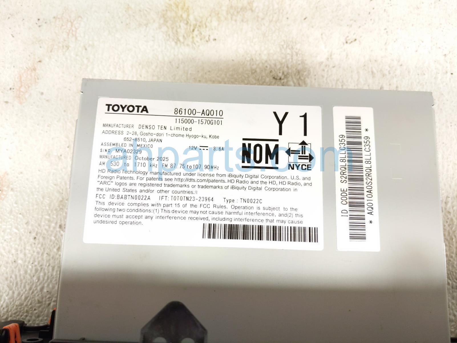 2026 Toyota Camry Infotainment Nav Display Screen 86100 AQ010 Replacement 2026 Toyota Camry Infotainment Nav Display Screen 86100 AQ010 Replacement thumbnail