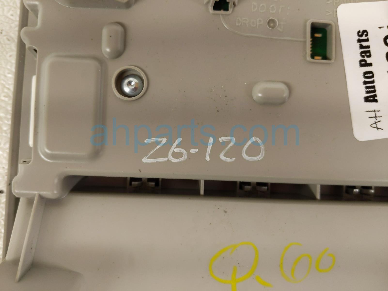 2026 Toyota Camry Overhead Console / Map Light Grey 63605 AQ010 B0 Replacement 2026 Toyota Camry Overhead Console / Map Light Grey 63605 AQ010 B0 Replacement thumbnail