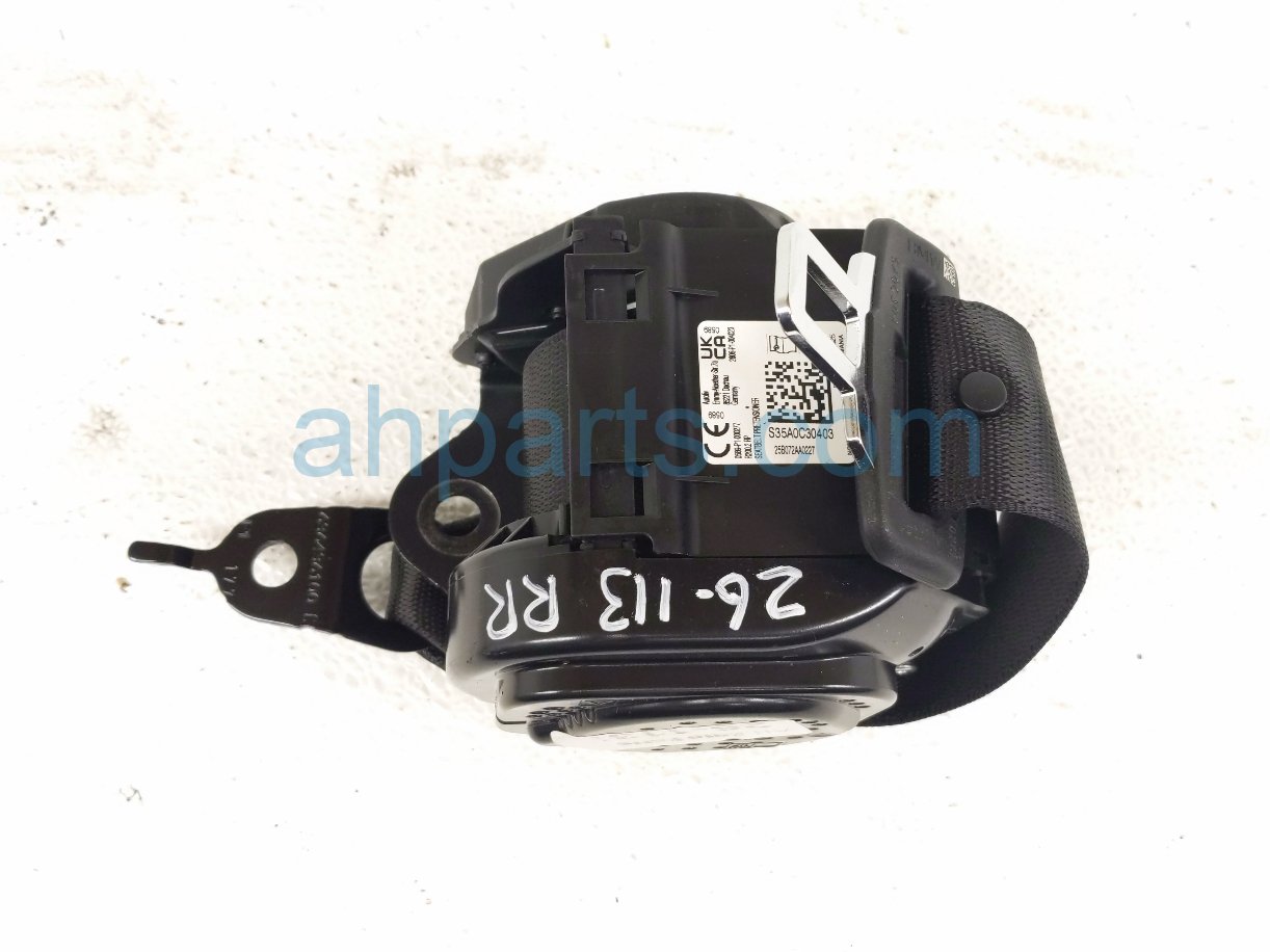 BMW REAR RH SEAT BELT RETRACTOR - BLACK BMW REAR RH SEAT BELT RETRACTOR - BLACK