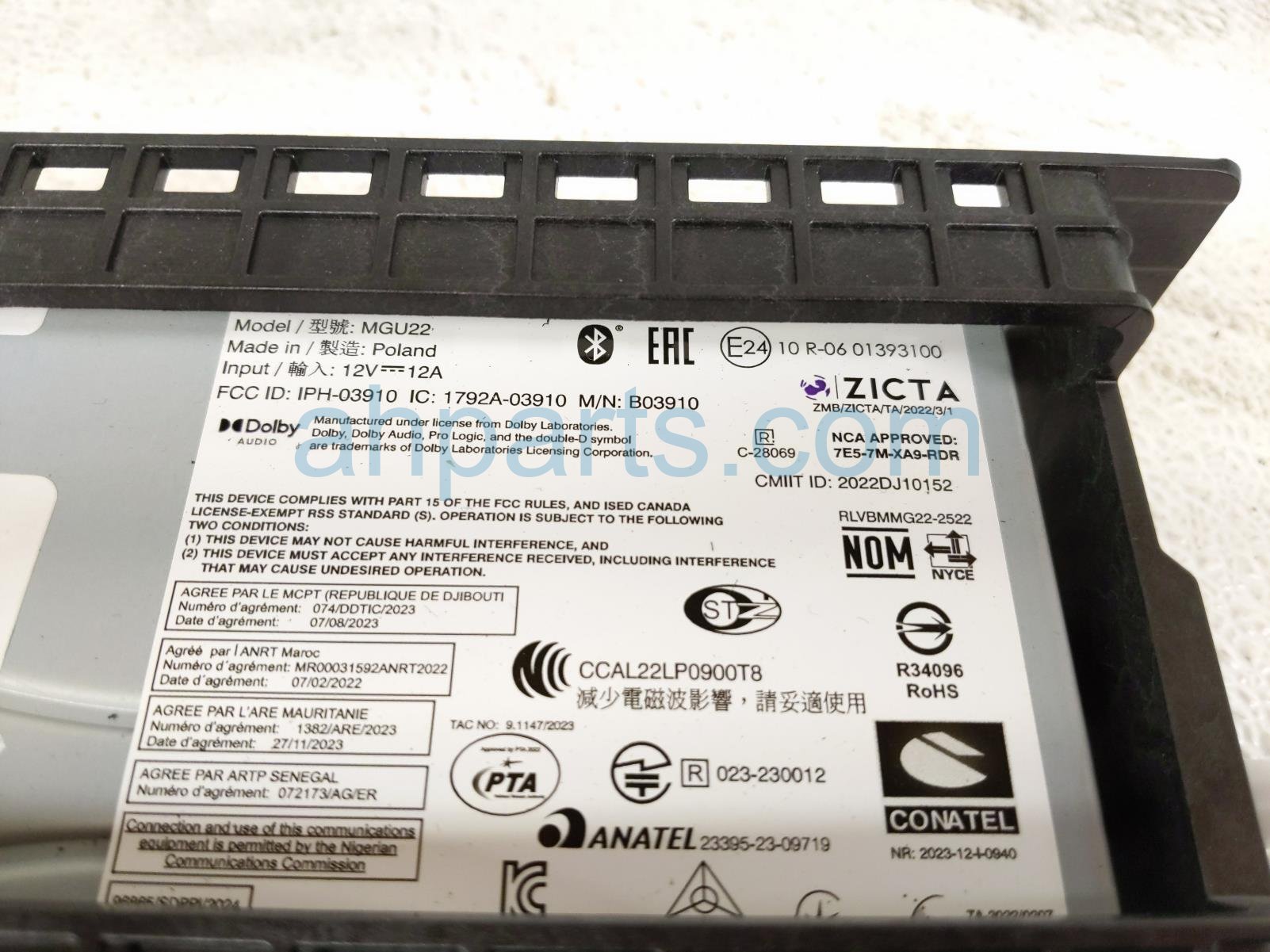 2025 BMW I4 Radio Receiver & Display Screen 65 12 5 B75 D29 Replacement 2025 BMW I4 Radio Receiver & Display Screen 65 12 5 B75 D29 Replacement thumbnail