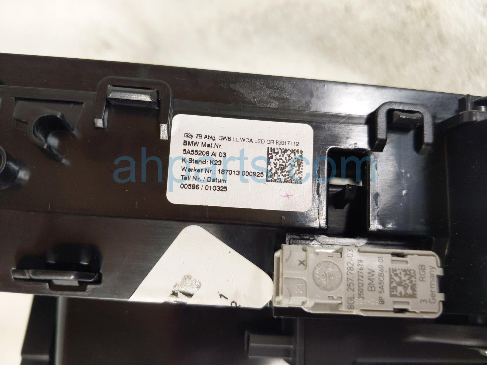 2025 BMW I4 Center Console Storage Tray blk 51 16 5 A55 206 Replacement 2025 BMW I4 Center Console Storage Tray blk 51 16 5 A55 206 Replacement thumbnail