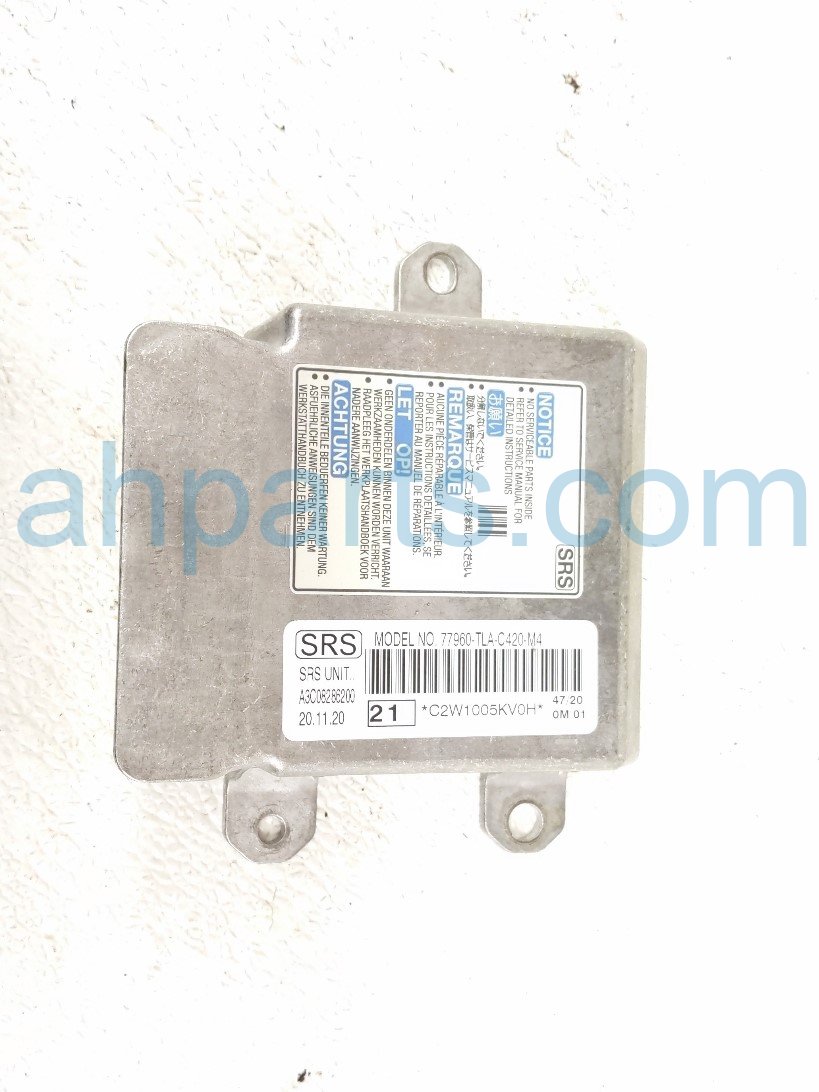 Honda SRS AIRBAG COMPUTER - 3 BLOWN AB