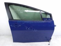 Toyota FR/RH DOOR - BLUE - NO MIRROR/TRIM Toyota FR/RH DOOR - BLUE - NO MIRROR/TRIM