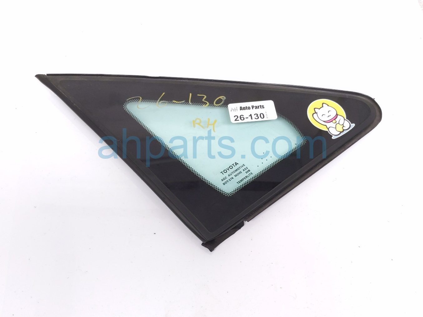 Toyota RH QUARTER WINDOW GLASS