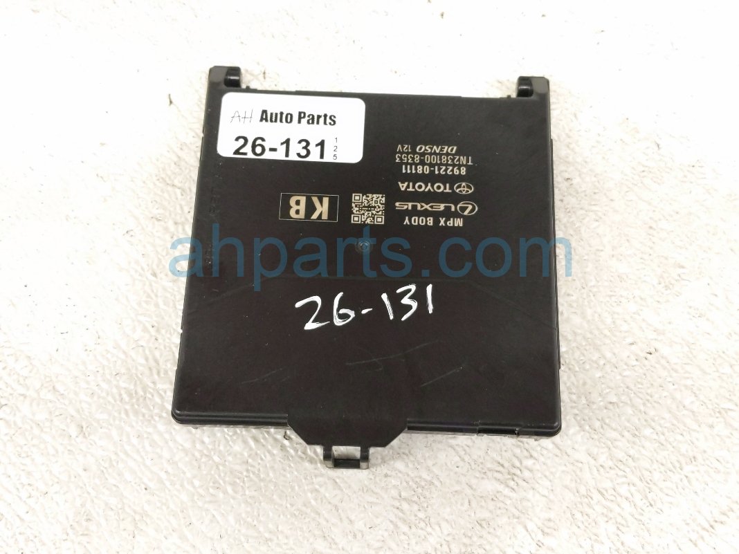 Toyota MULTIPLEX BODY CONTROL MODULE