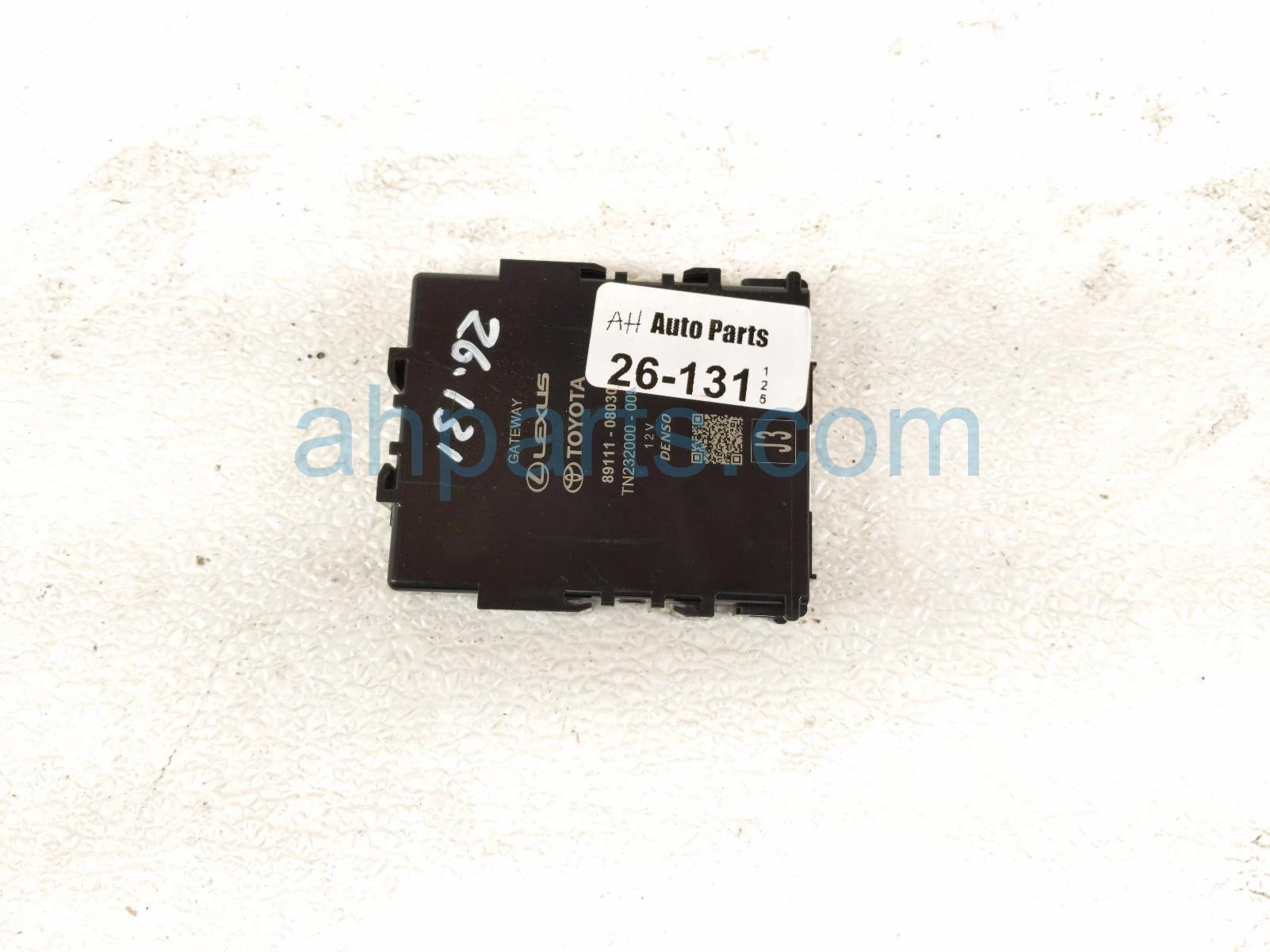 Toyota NETWORK GATEWAY CONTROL MODULE