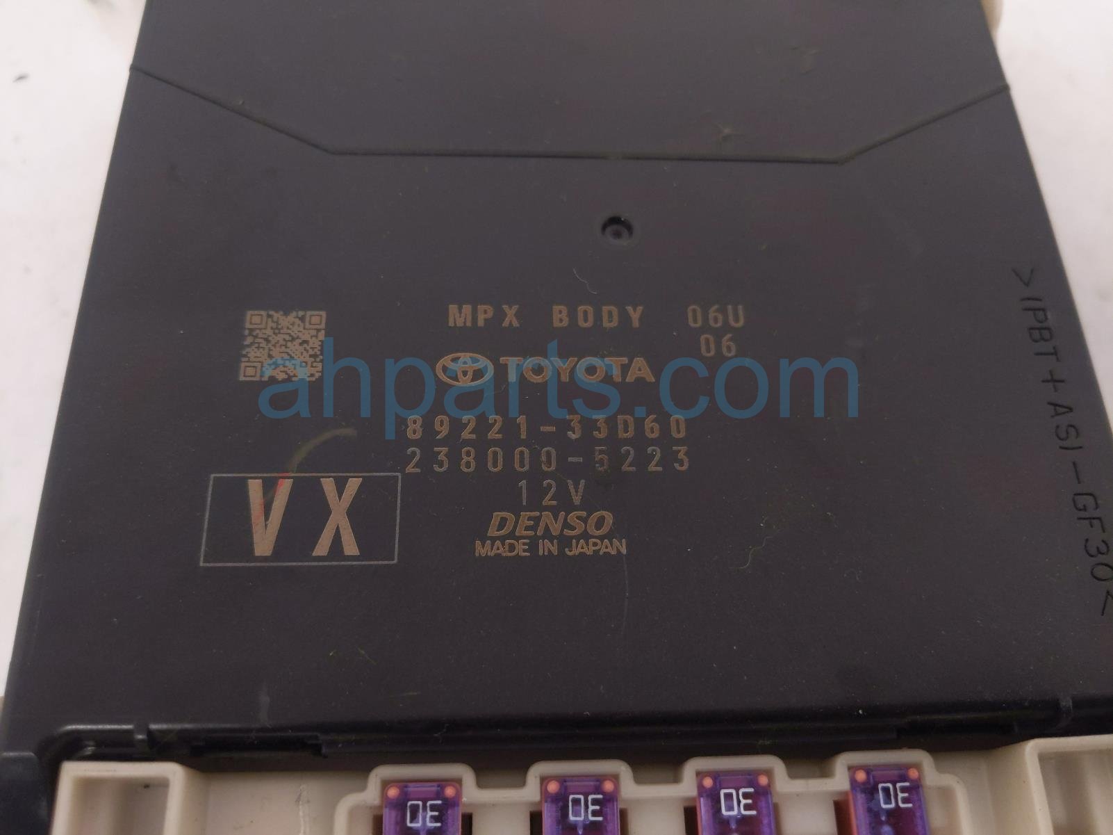 2018 Toyota Camry Multiplex Junction/fuse Box Assy 89221 33D60 Replacement 2018 Toyota Camry Multiplex Junction/fuse Box Assy 89221 33D60 Replacement thumbnail