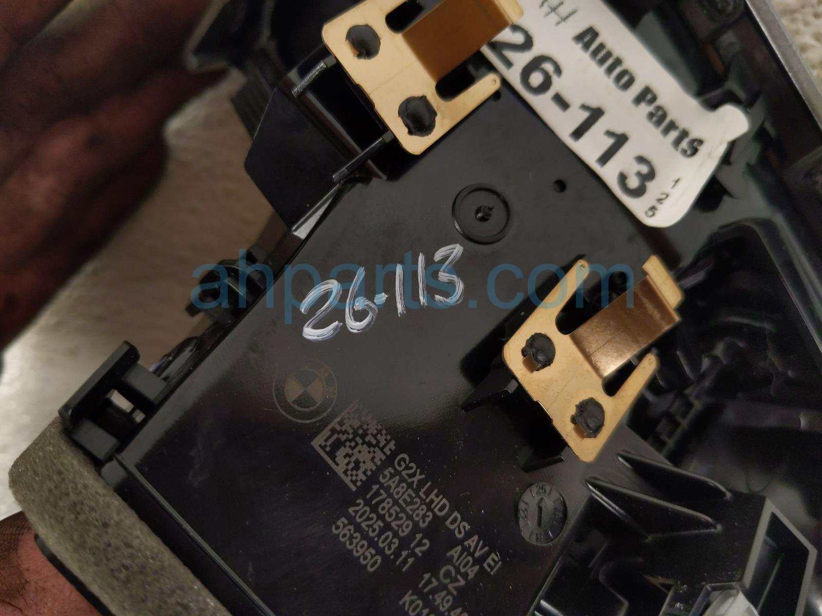 2025 BMW I4 Driver Dash Air Vent Bezel Blk 51 45 9 633 611 Replacement 2025 BMW I4 Driver Dash Air Vent Bezel Blk 51 45 9 633 611 Replacement thumbnail