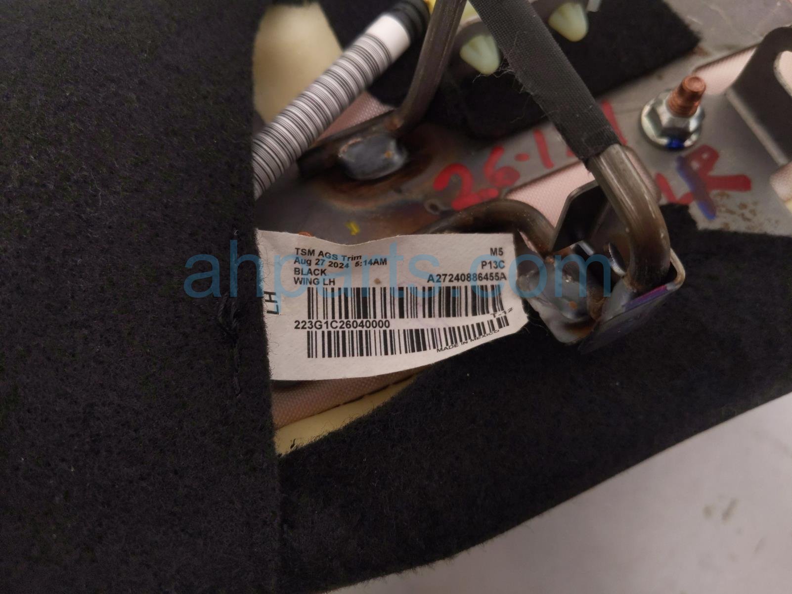 2025 Nissan Kicks Rear Driver Seat Bolster W/airbag Black 88660 7LG0A Replacement 2025 Nissan Kicks Rear Driver Seat Bolster W/airbag Black 88660 7LG0A Replacement thumbnail