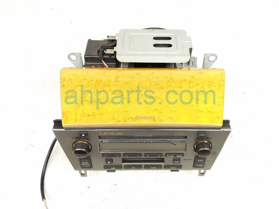 2002 Lexus Sc430 Radio Receiver Cd 6 Disc Changer 86120 24390 Replacement 2002 Lexus Sc430 Radio Receiver Cd 6 Disc Changer 86120 24390 Replacement thumbnail