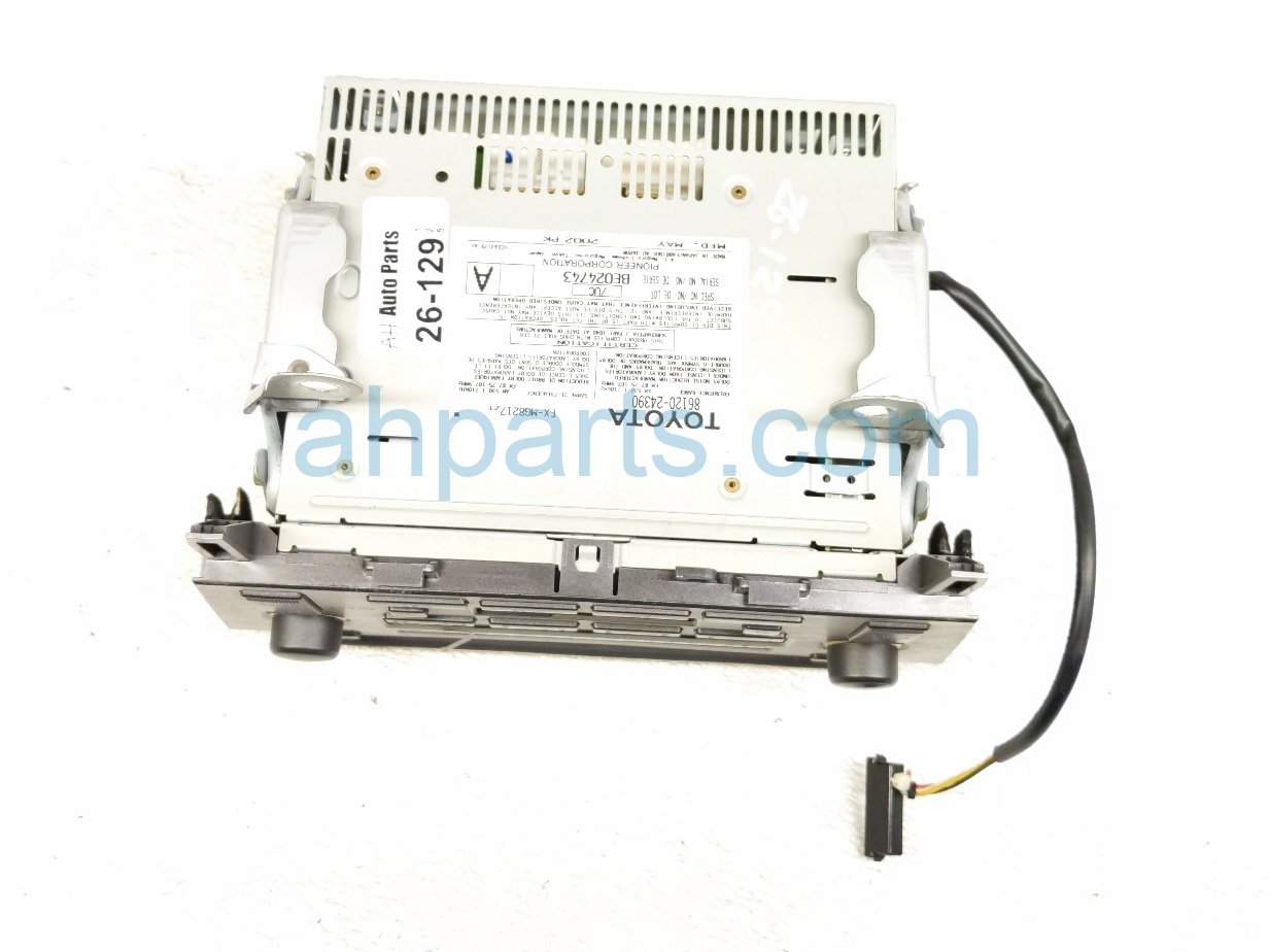2002 Lexus Sc430 Radio Receiver Cd 6 Disc Changer 86120 24390 Replacement 2002 Lexus Sc430 Radio Receiver Cd 6 Disc Changer 86120 24390 Replacement thumbnail