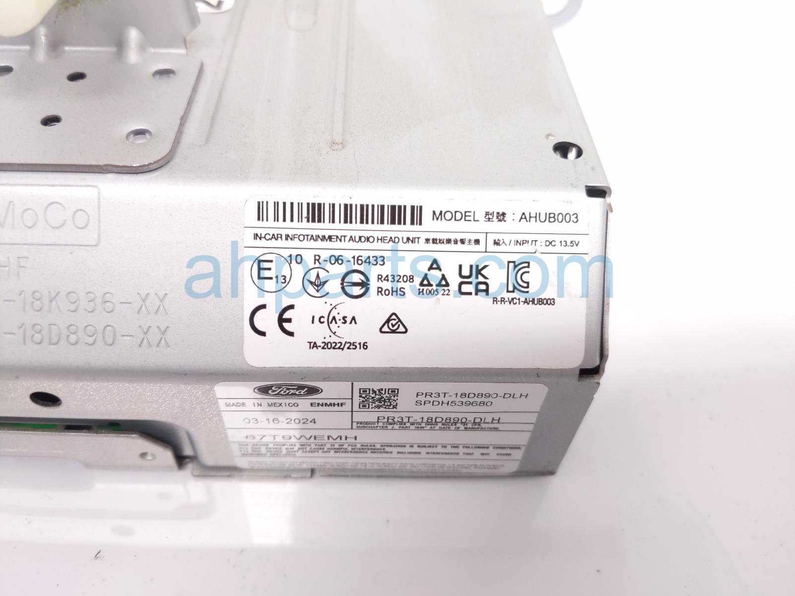 2024 Ford Mustang Radio Receiver & Display Screen PR3T 18D890 DLH Replacement 2024 Ford Mustang Radio Receiver & Display Screen PR3T 18D890 DLH Replacement thumbnail