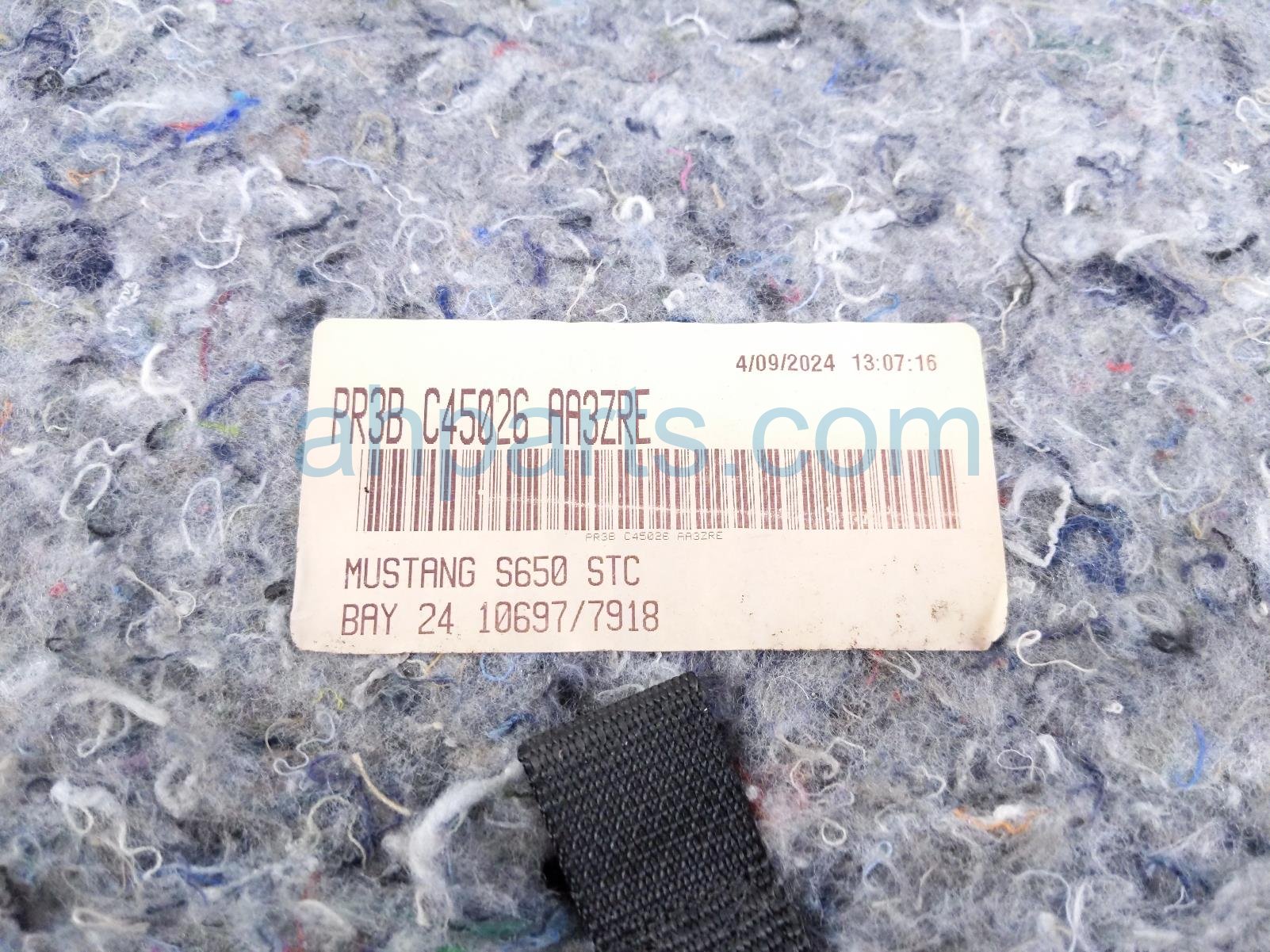 2024 Ford Mustang Trunk Floor Carpet Liner Blk PR3B Replacement 2024 Ford Mustang Trunk Floor Carpet Liner Blk PR3B Replacement thumbnail