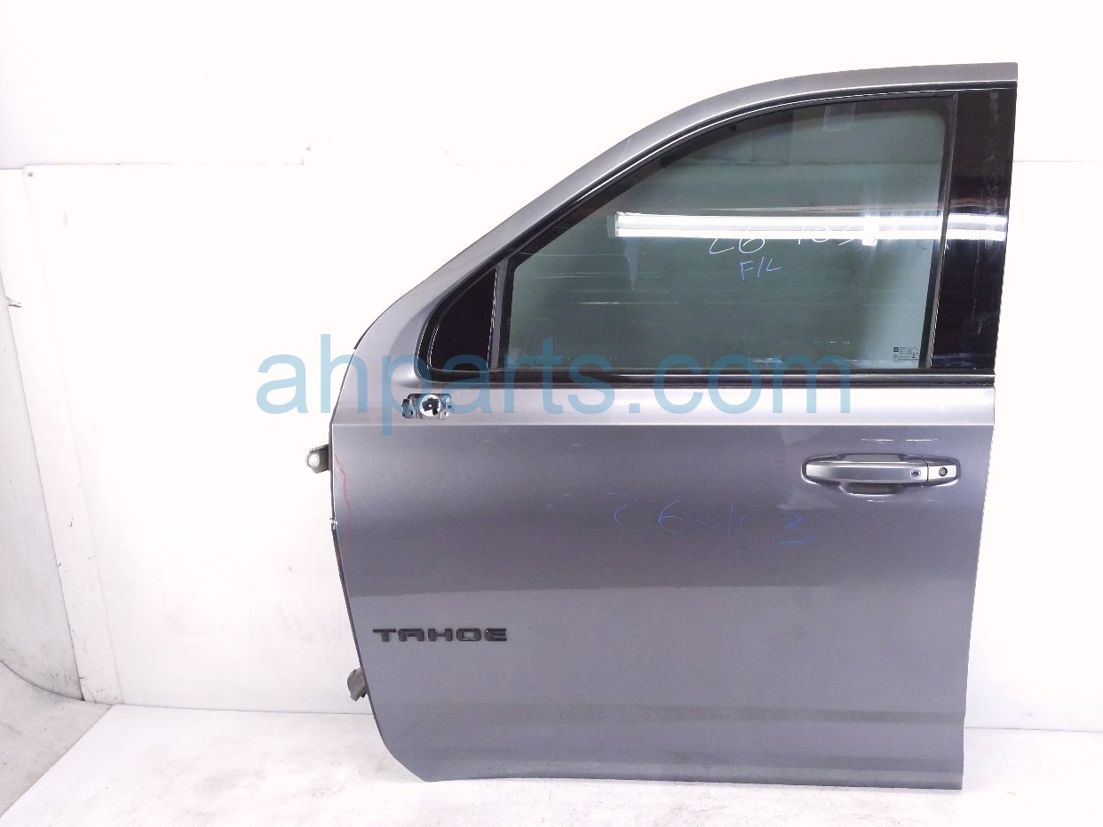 2022 Chevy Tahoe Front Driver Door Grey No Mirror/trim 85514505 Replacement 2022 Chevy Tahoe Front Driver Door Grey No Mirror/trim 85514505 Replacement thumbnail