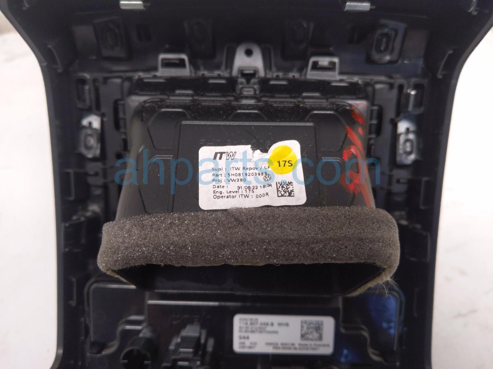 2023 Volkswagen Golf Gti Console Back Panel W/air Vents blk 5H0 864 298 A 4PK Replacement 2023 Volkswagen Golf Gti Console Back Panel W/air Vents blk 5H0 864 298 A 4PK Replacement thumbnail
