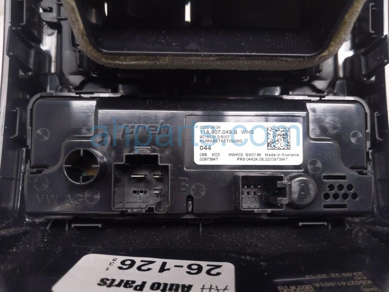 2023 Volkswagen Golf Gti Console Back Panel W/air Vents blk 5H0 864 298 A 4PK Replacement 2023 Volkswagen Golf Gti Console Back Panel W/air Vents blk 5H0 864 298 A 4PK Replacement thumbnail