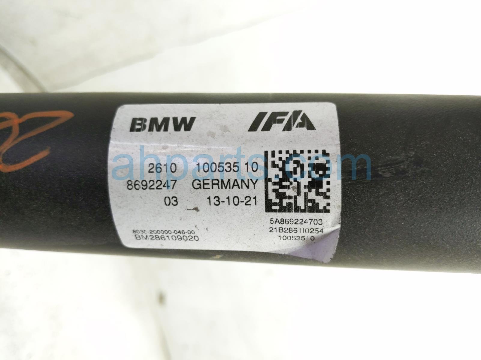2022 BMW X3 Rear Propeller Drive Shaft Awd 26 10 8 692 247 Replacement 2022 BMW X3 Rear Propeller Drive Shaft Awd 26 10 8 692 247 Replacement thumbnail