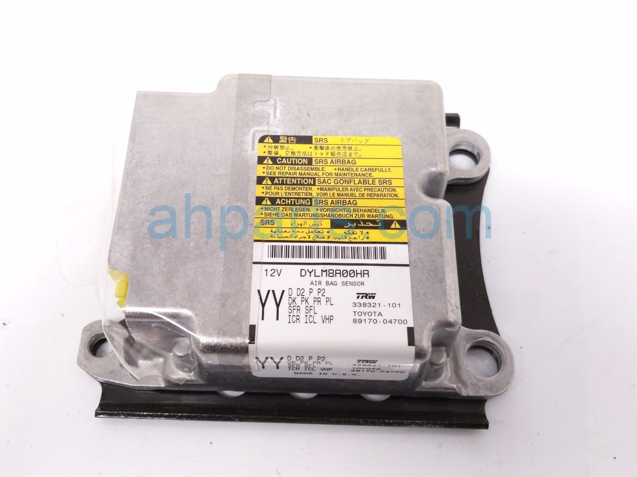 Toyota SRS AIRBAG COMPUTER - 8 BLOWN AB