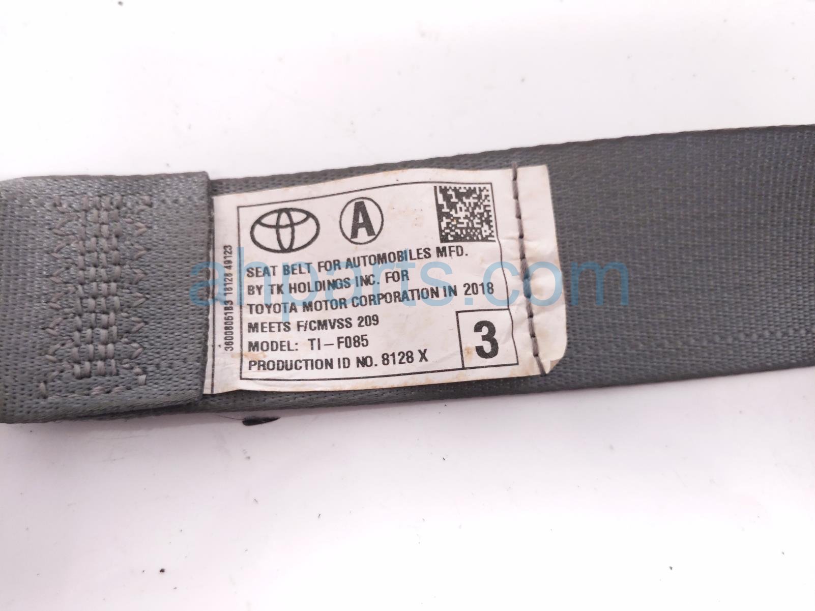 2018 Toyota Sienna Rear 3rd Row Passenger Seat Belt Grey 73560 08032 B5 Replacement 2018 Toyota Sienna Rear 3rd Row Passenger Seat Belt Grey 73560 08032 B5 Replacement thumbnail