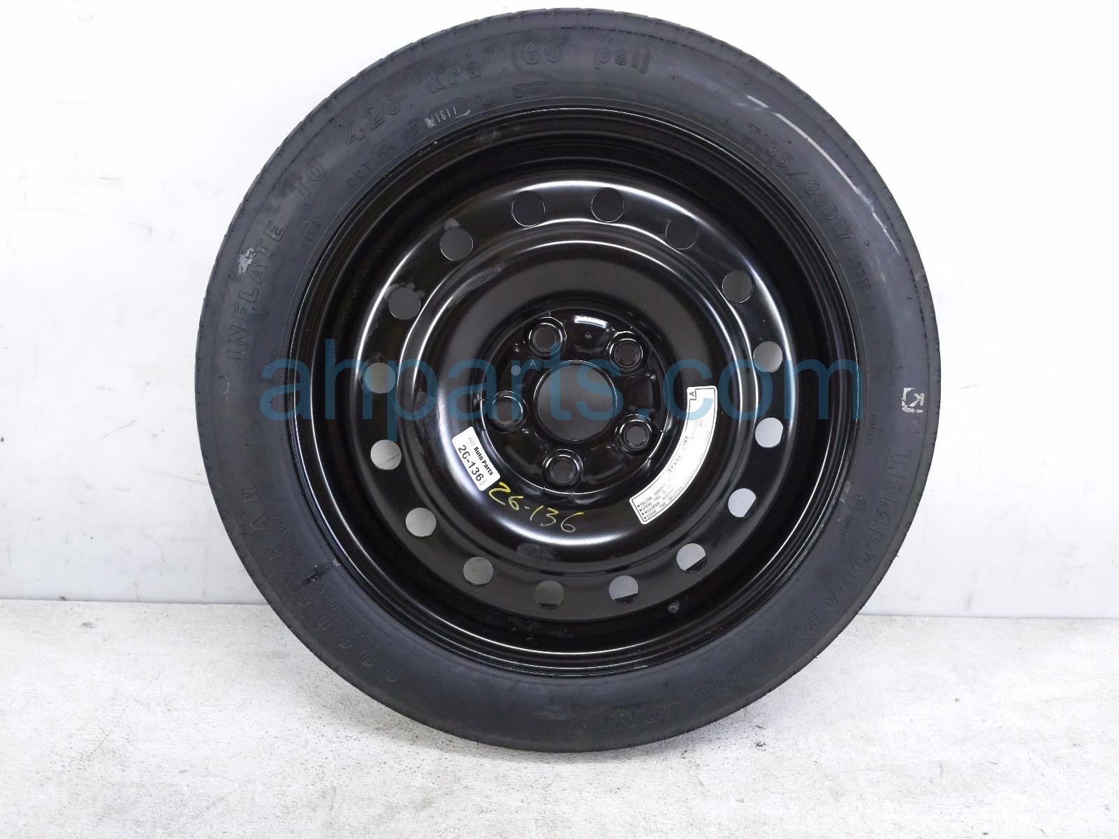 Honda T135/80D17 SPARE DONUT WHL & TIRE