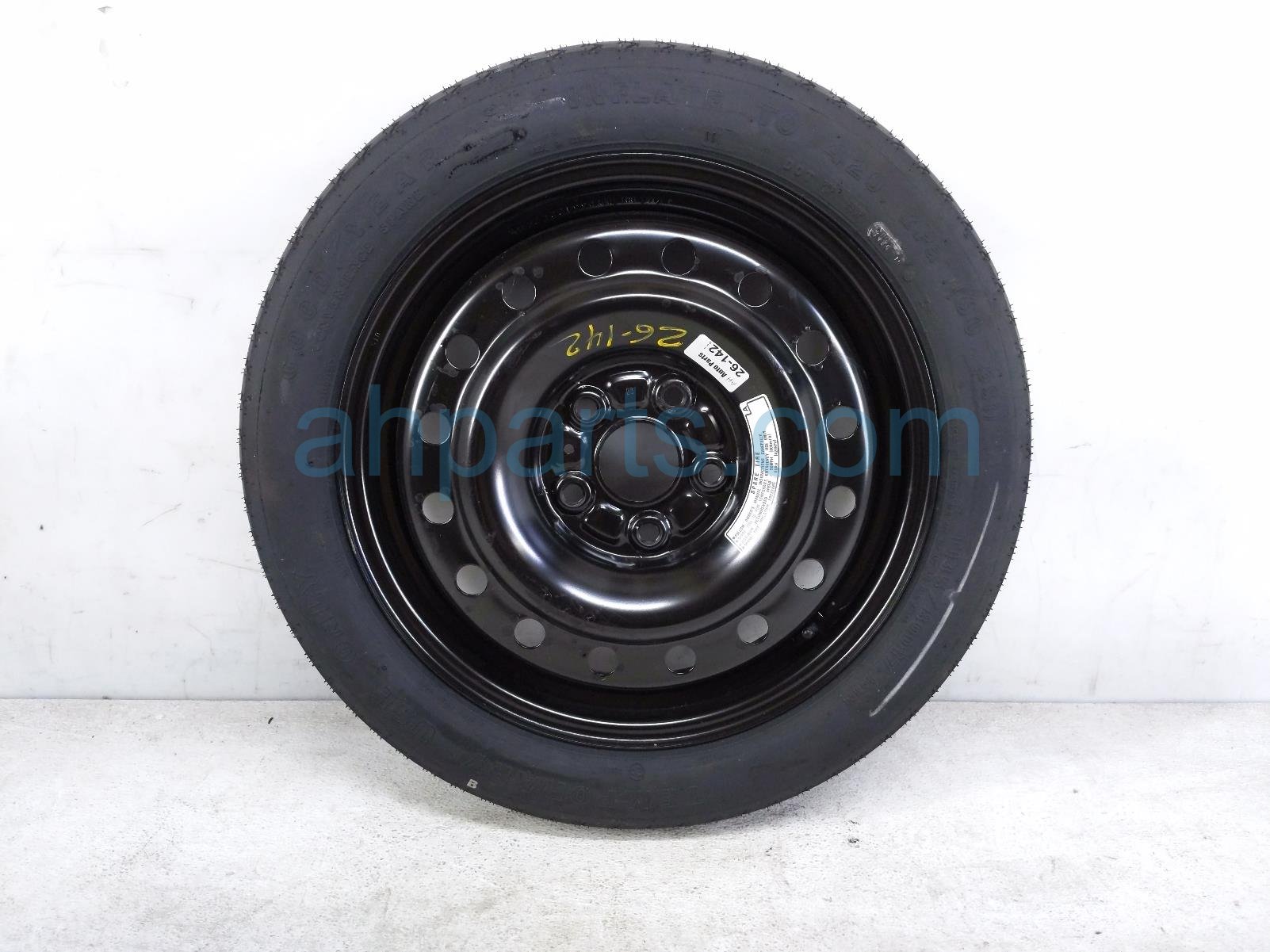 T165/80D17 SPARE DONUT WHEEL + TIRE