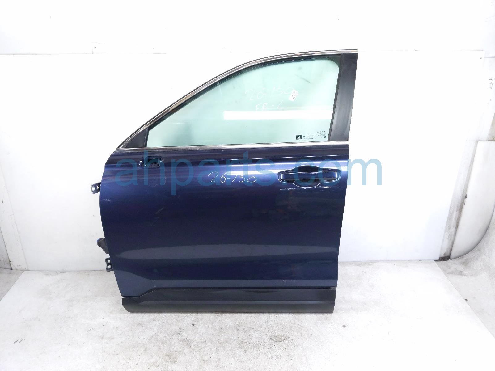 $1099 Honda FR/LH DOOR - BLUE - NO MIRROR/TRIM
