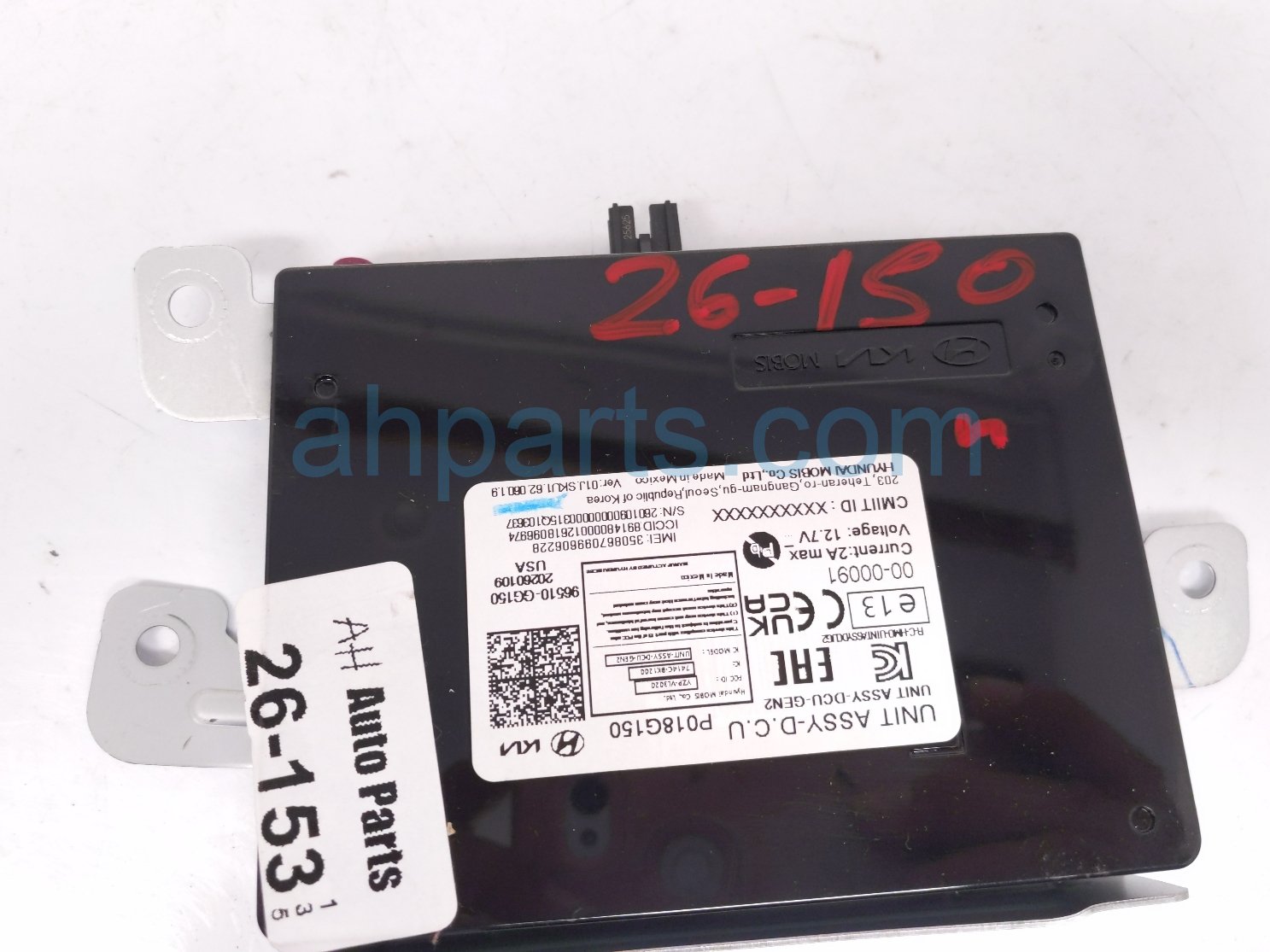 2026 Kia K4 Control Module Unit 96510 GG150 Replacement 2026 Kia K4 Control Module Unit 96510 GG150 Replacement thumbnail