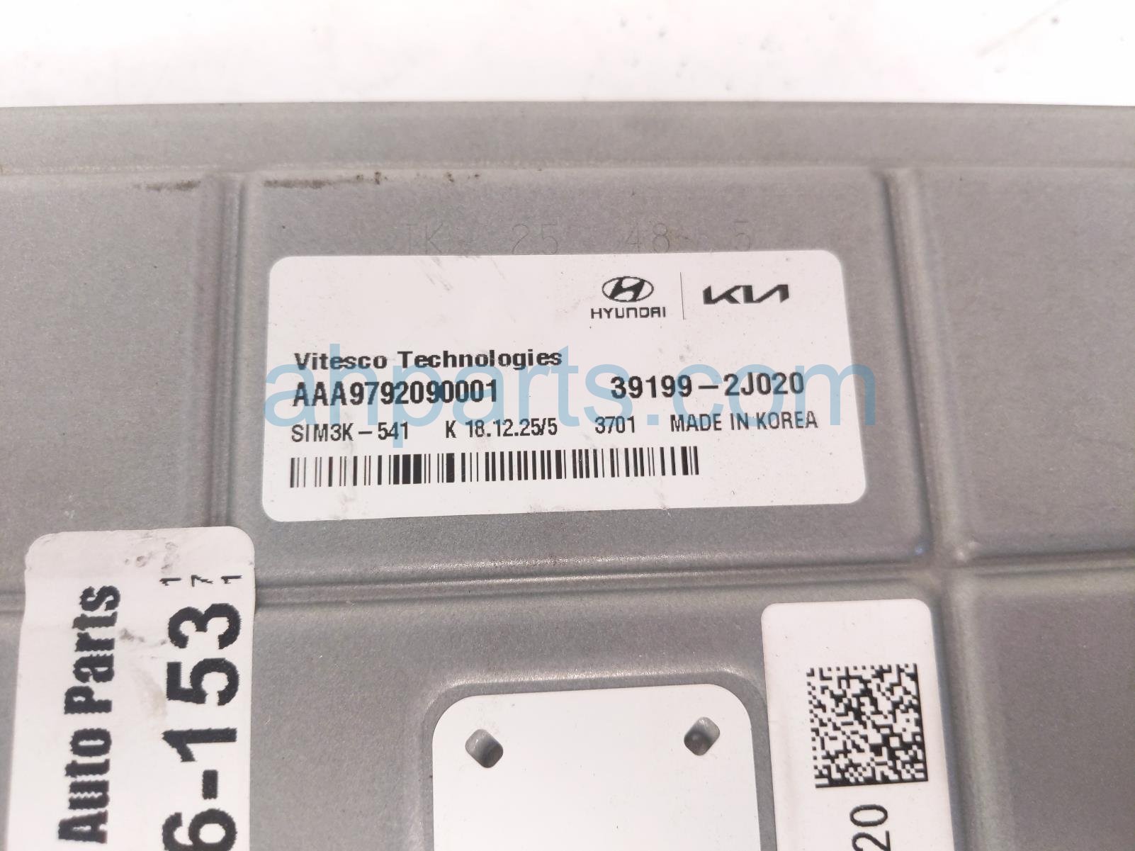 2026 Kia K4 Ecu Control Module / Engine Computer Unit At 39199 2J020 Replacement 2026 Kia K4 Ecu Control Module / Engine Computer Unit At 39199 2J020 Replacement thumbnail