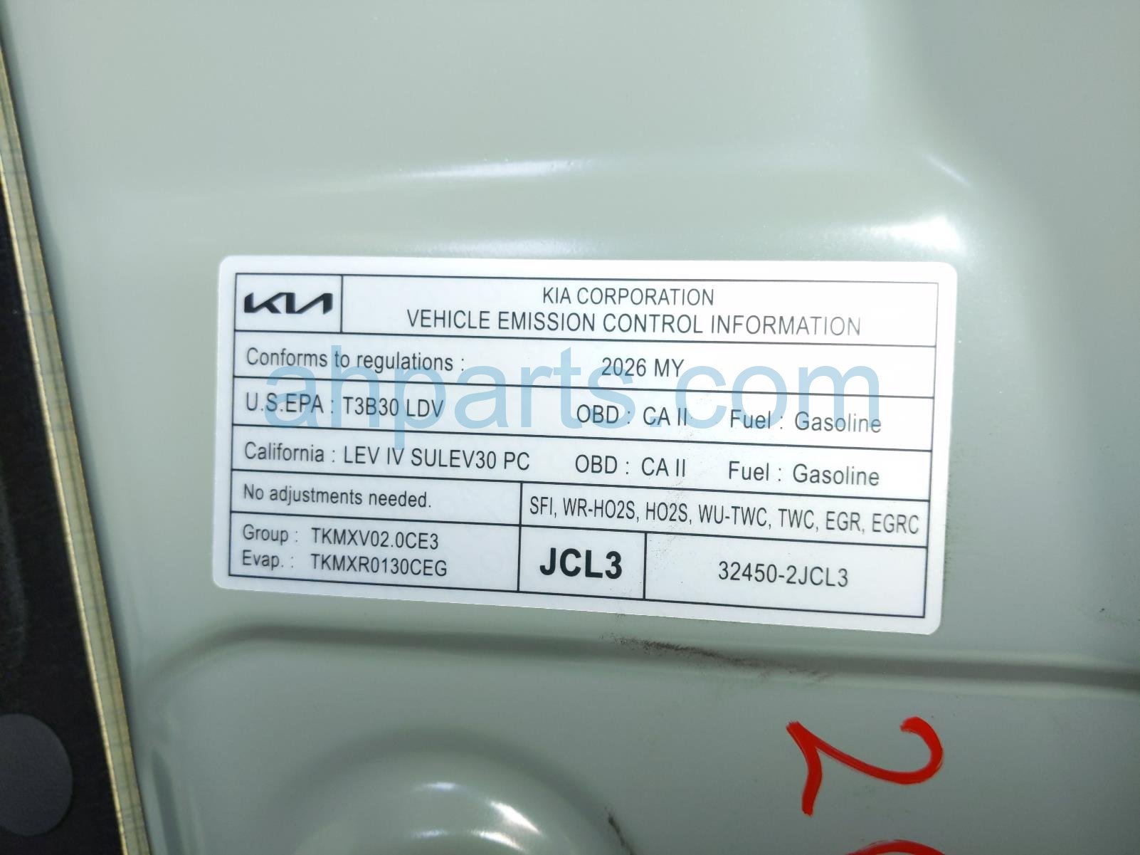 2026 Kia K4 Hood Grey 66400 GG000 Replacement 2026 Kia K4 Hood Grey 66400 GG000 Replacement thumbnail