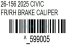 2025 Honda Civic Core Front Passenger Brake Caliper 45001 30B A01 Replacement 2025 Honda Civic Core Front Passenger Brake Caliper 45001 30B A01 Replacement thumbnail