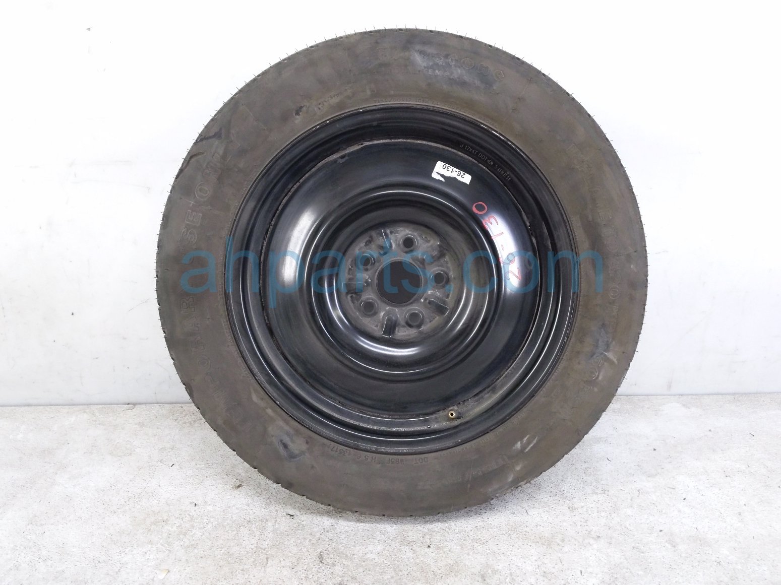 Toyota T155/80R17 SPARE DONUT WHEEL & TIRE