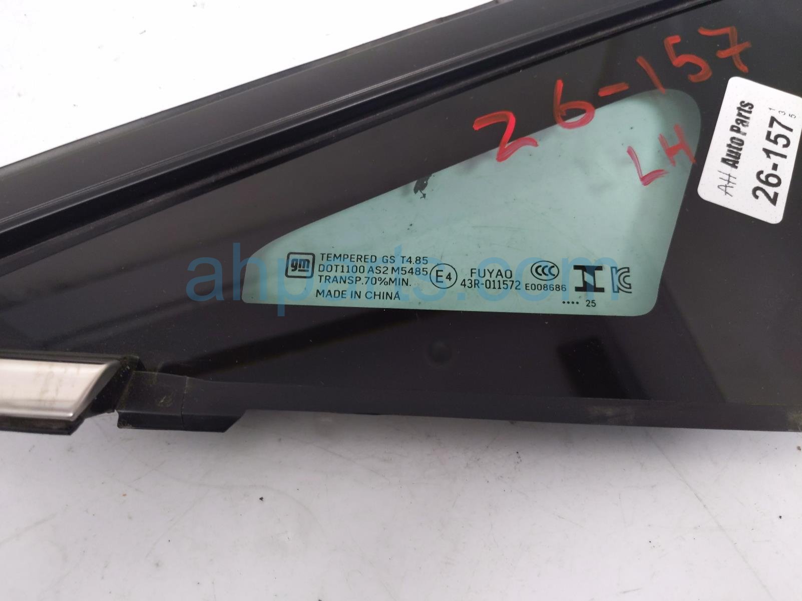 2026 Chevy Equinoxev Driver Quarter Window Glass 86558849 Replacement 2026 Chevy Equinoxev Driver Quarter Window Glass 86558849 Replacement thumbnail