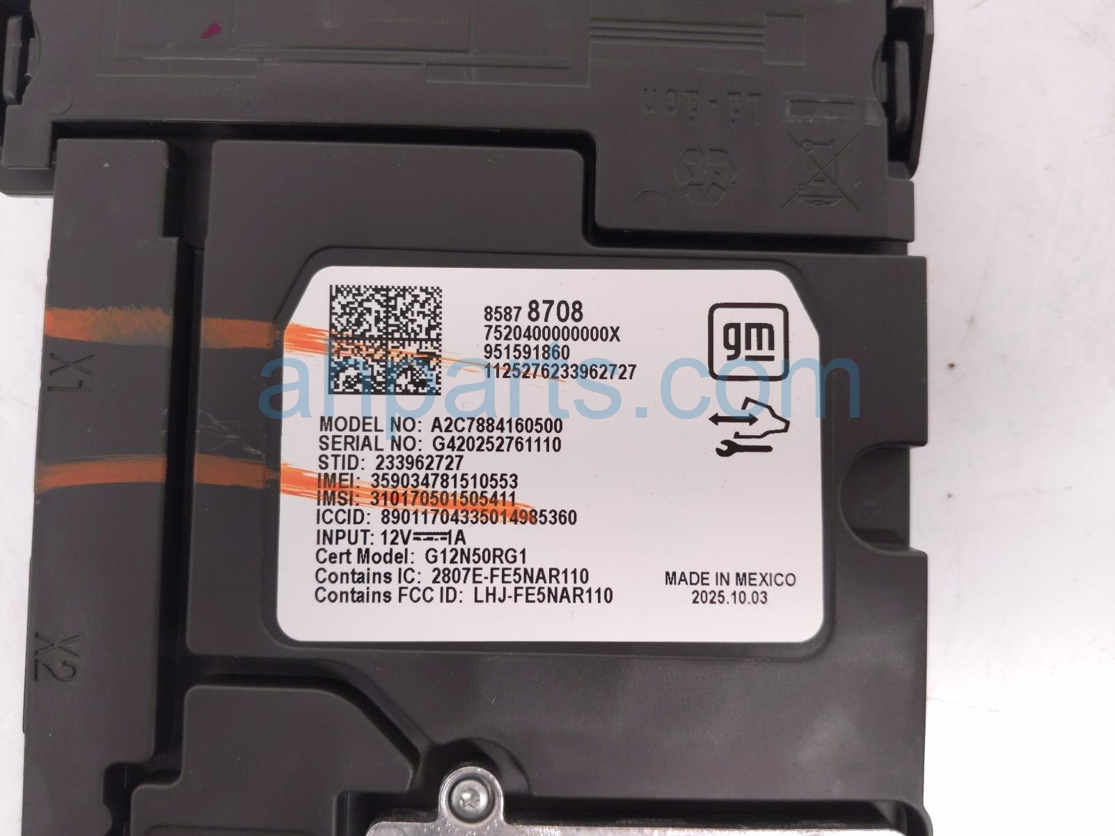 2026 Chevy Equinoxev Telematics Communication Module 85878708 Replacement 2026 Chevy Equinoxev Telematics Communication Module 85878708 Replacement thumbnail