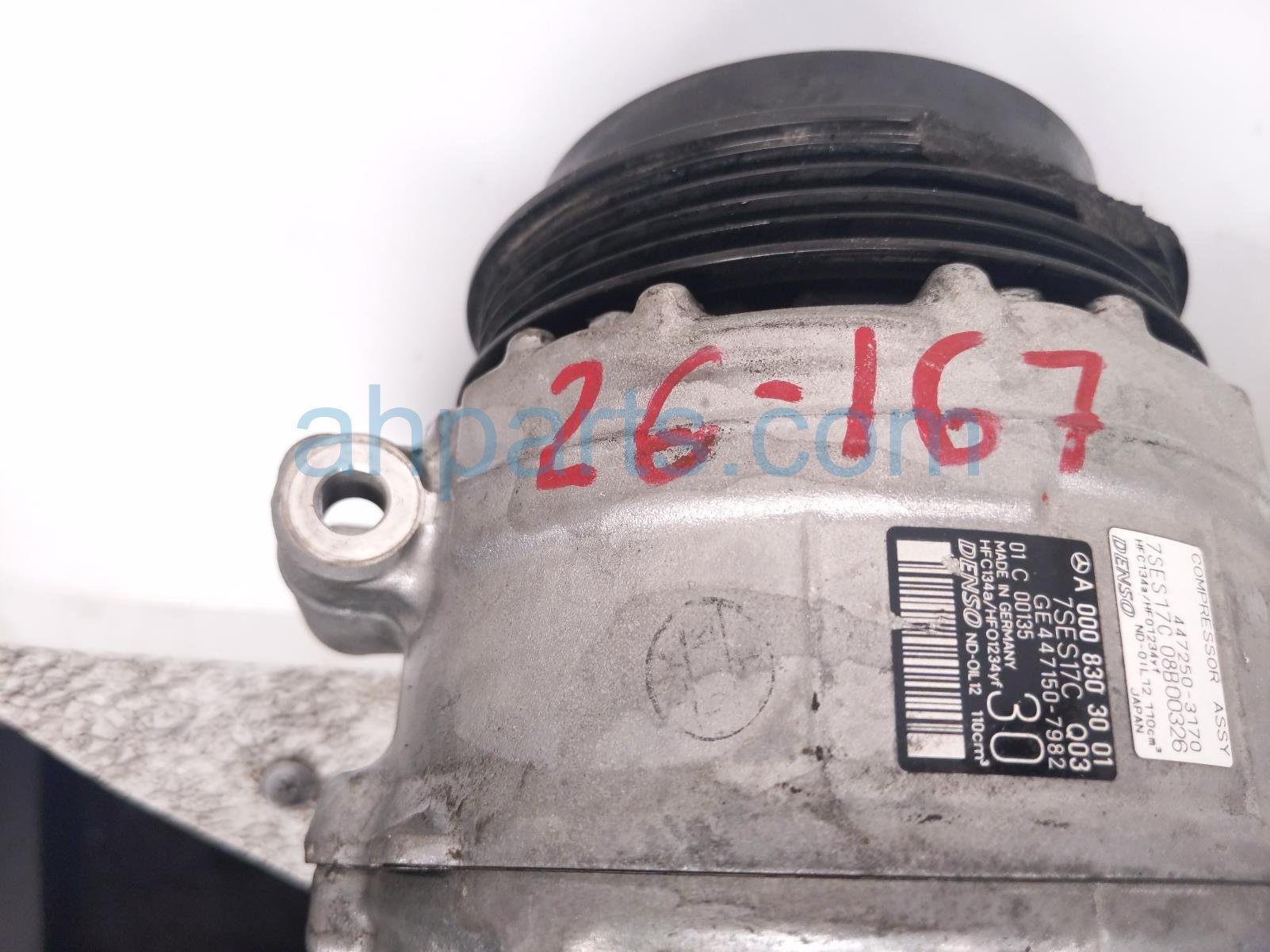 2020 Mercedes S560 Air + Clutch Ac Pump / Compressor 000 830 30 01 Replacement 2020 Mercedes S560 Air + Clutch Ac Pump / Compressor 000 830 30 01 Replacement thumbnail