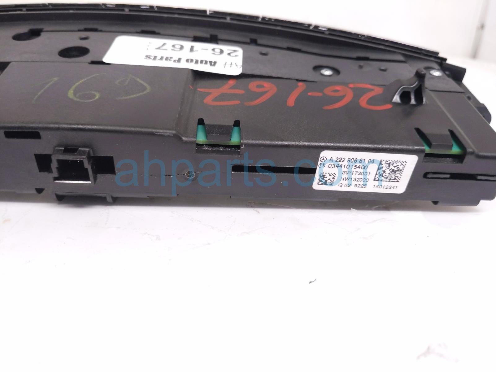 2020 Mercedes S560 Temperature Climate Heater/ac Control(on Dash) 222 906 81 04 Replacement 2020 Mercedes S560 Temperature Climate Heater/ac Control(on Dash) 222 906 81 04 Replacement thumbnail