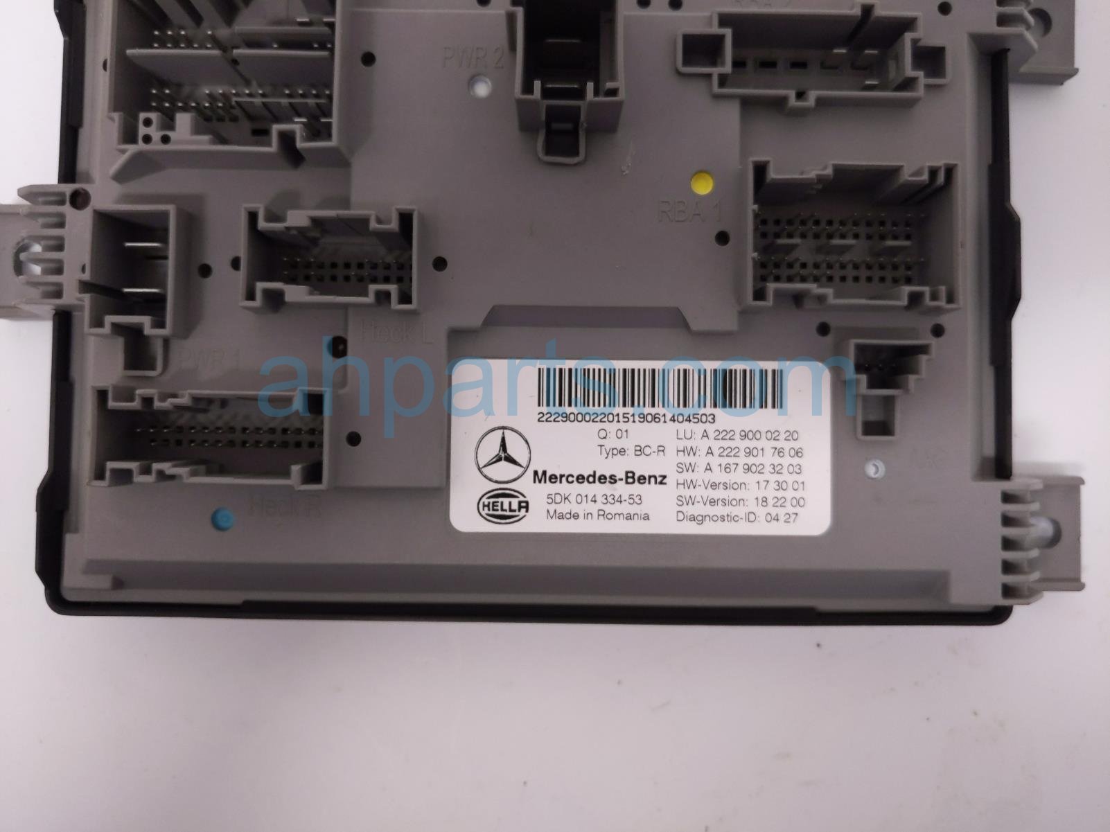 2020 Mercedes S560 Srs Airbag Computer 3 Blown Ab 222 900 02 20 Replacement 2020 Mercedes S560 Srs Airbag Computer 3 Blown Ab 222 900 02 20 Replacement thumbnail