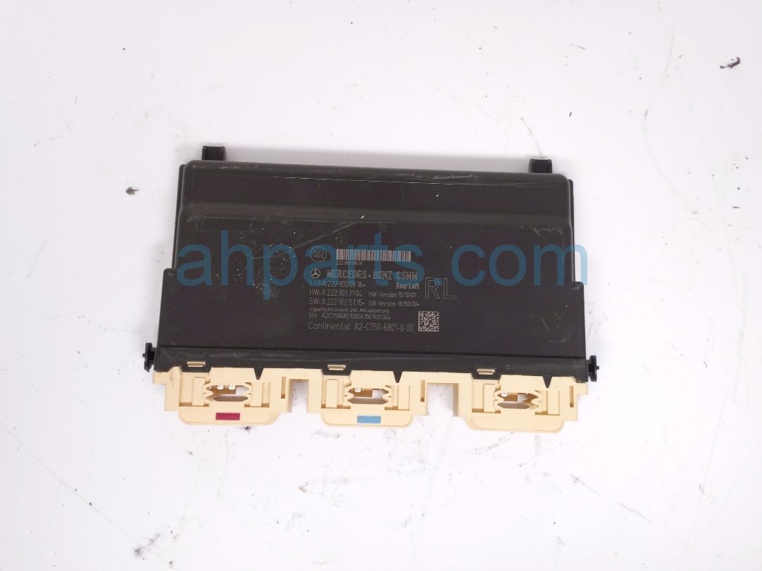 2020 Mercedes S560 Seat Ctrl Module Rear Driver 222 900 08 16 Replacement 2020 Mercedes S560 Seat Ctrl Module Rear Driver 222 900 08 16 Replacement thumbnail