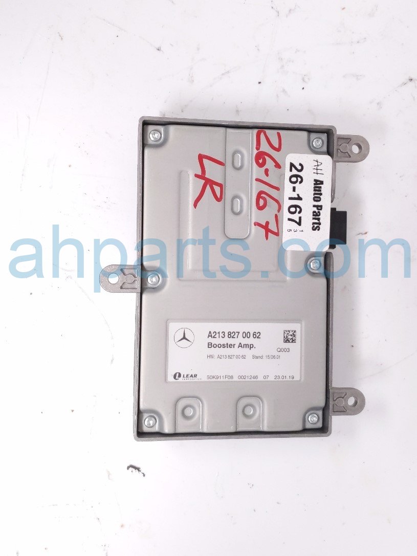 2020 Mercedes S560 Audio Amplifier Rear Driver 213 827 00 62 Replacement 2020 Mercedes S560 Audio Amplifier Rear Driver 213 827 00 62 Replacement thumbnail