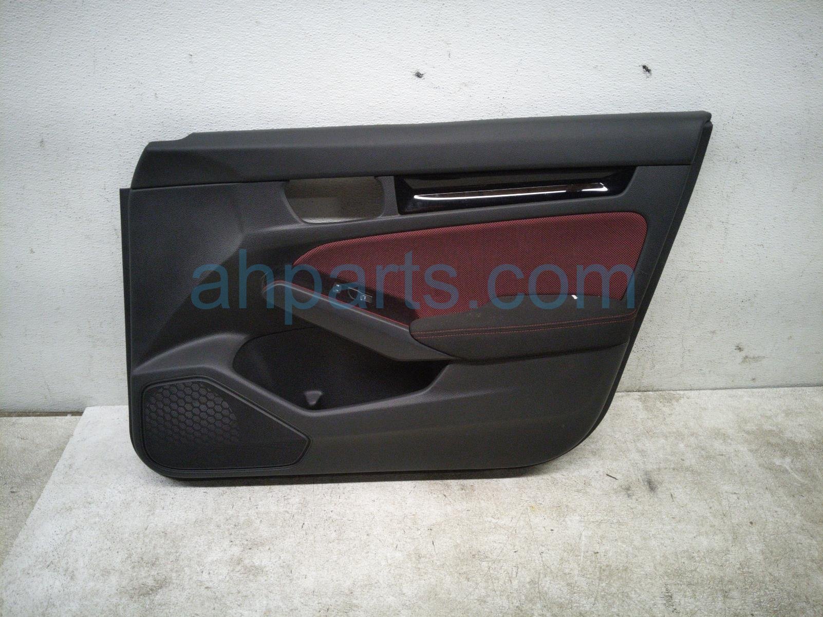 Honda FR/RH INTERIOR DOOR PANEL BLK/RED SI