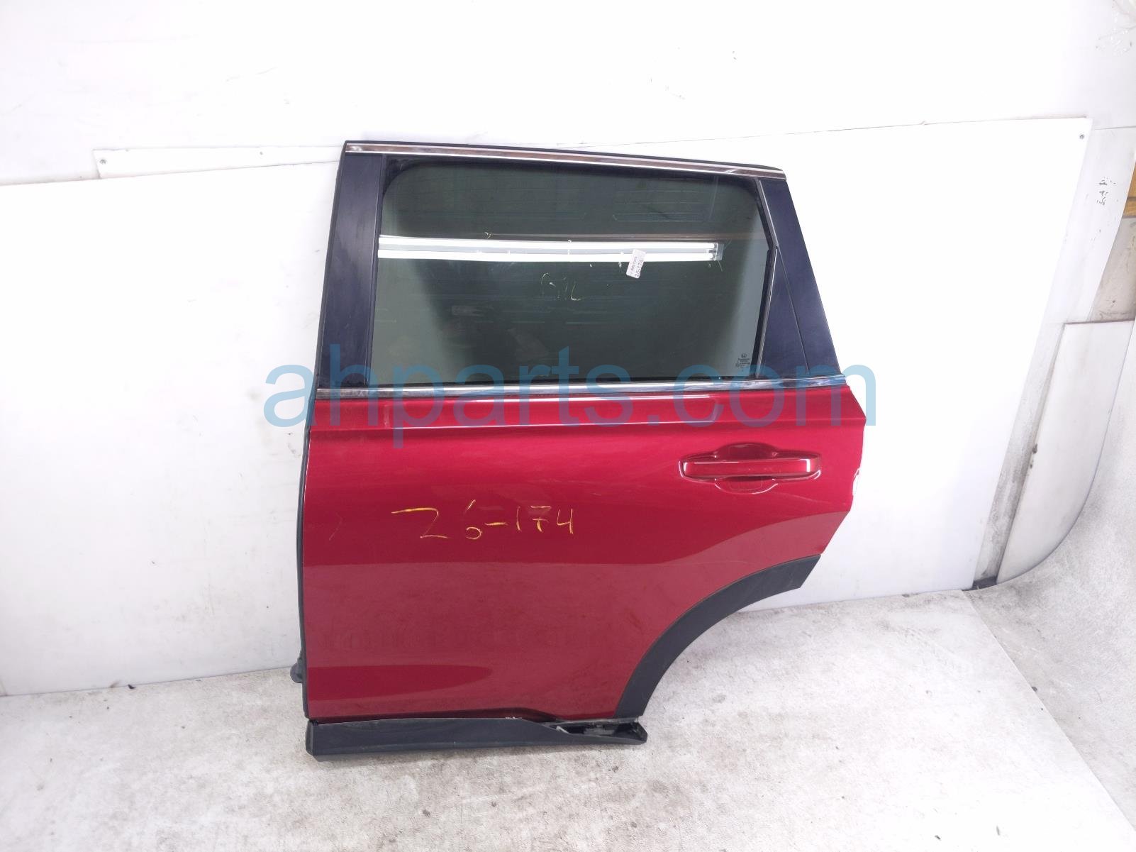Honda RR/LH DOOR - RED - NO INSIDE TRIM