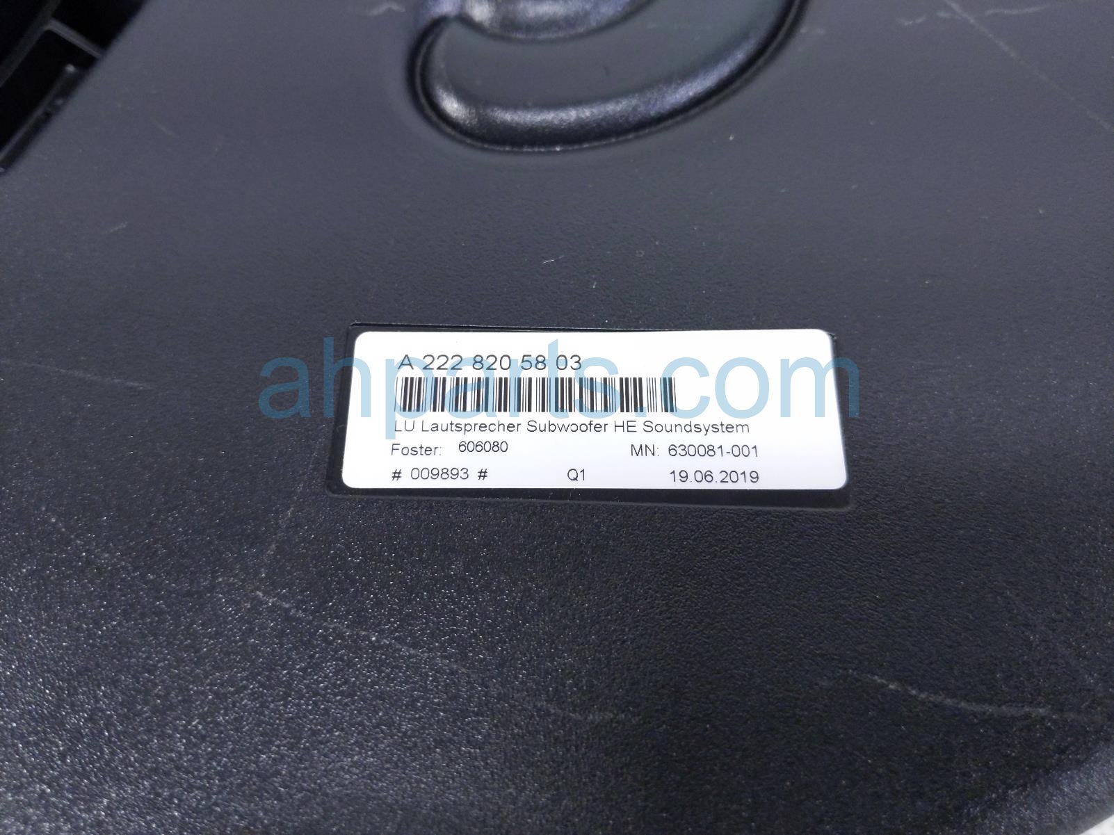 2020 Mercedes S560 Rear Driver Subwoofer Speaker Assy 217 820 53 00 Replacement 2020 Mercedes S560 Rear Driver Subwoofer Speaker Assy 217 820 53 00 Replacement thumbnail
